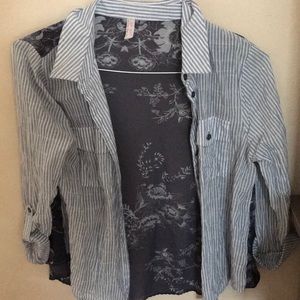 free people button up top